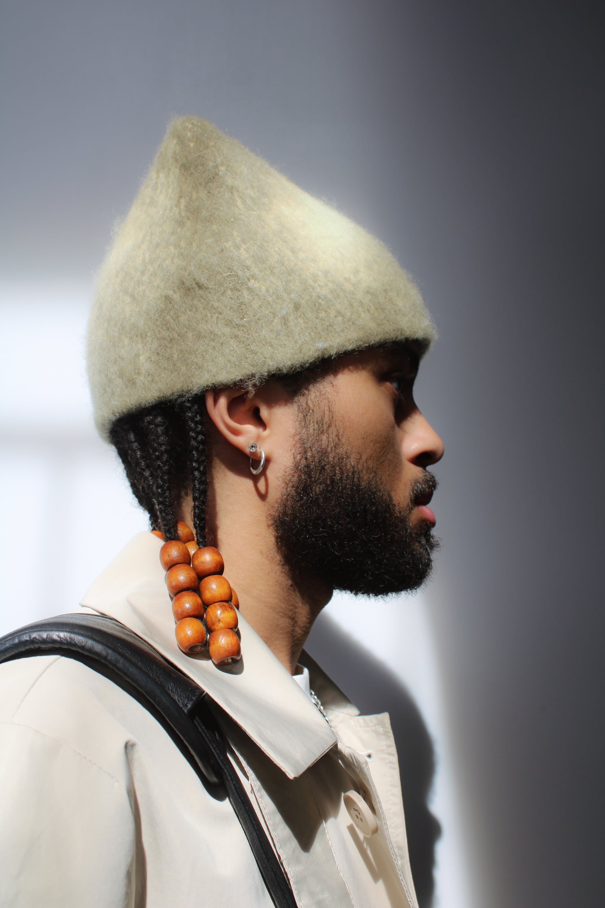 Brushed Mohair Beanie